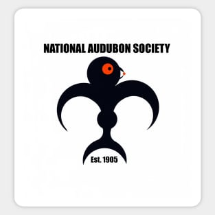 National Audubon Society bird with berry design Sticker